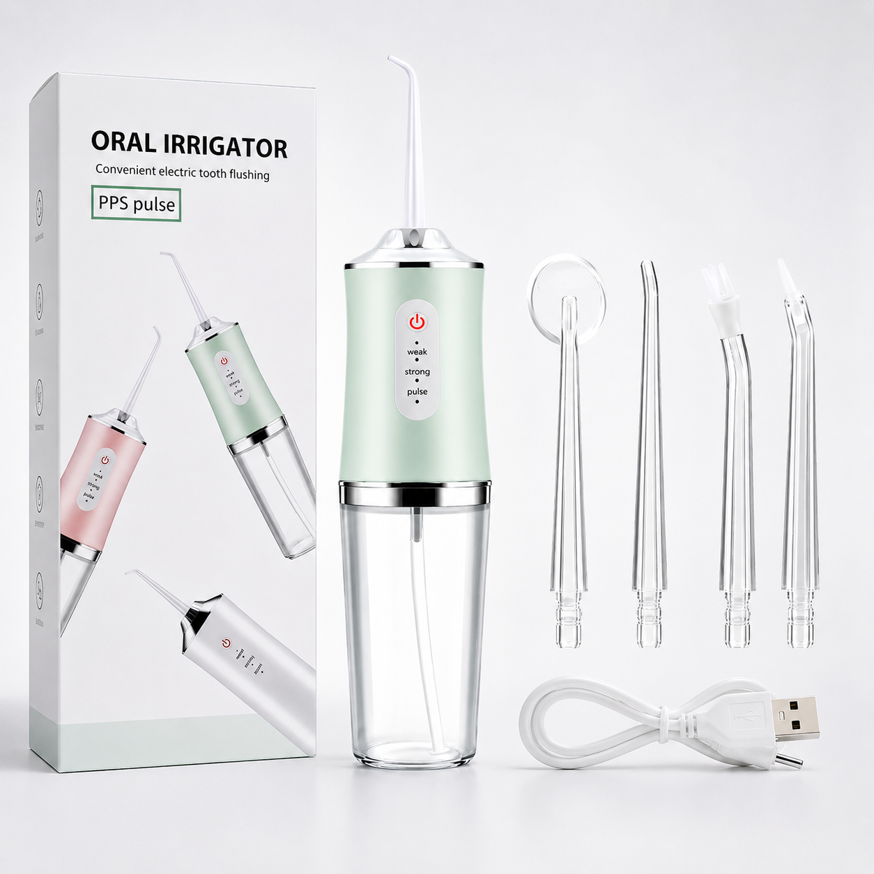 Irrigateur Oral Portable Pro™ | Nettoyage Profond & Gencives Saines