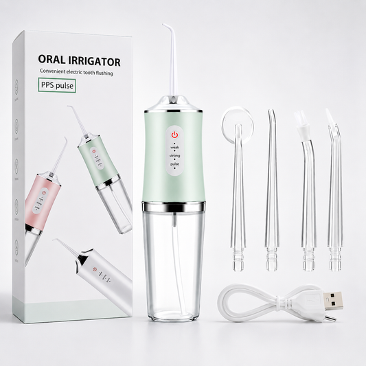 Irrigateur Oral Portable Pro™ | Nettoyage Profond & Gencives Saines