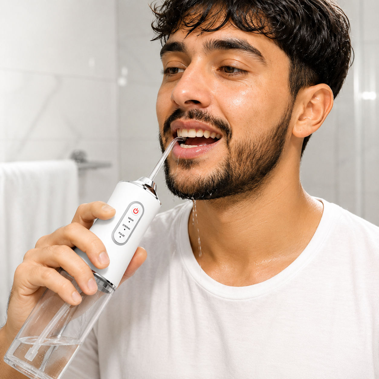 Irrigateur Oral Portable Pro™ | Nettoyage Profond & Gencives Saines